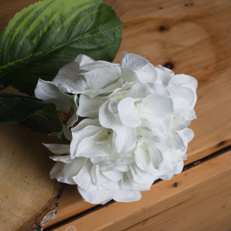 White Faux Small Head Hydrangea