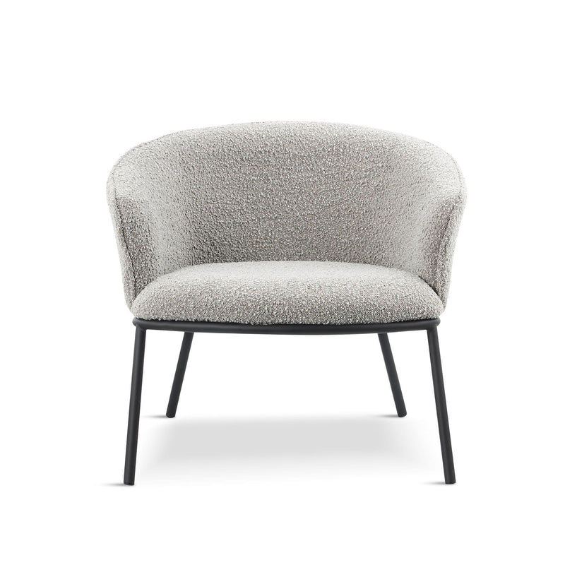 x1 Duke Bouclé Dark Grey Lounge Chair