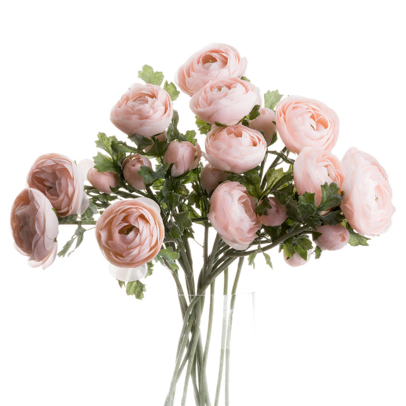 Pastel Pink Faux Ranunculus