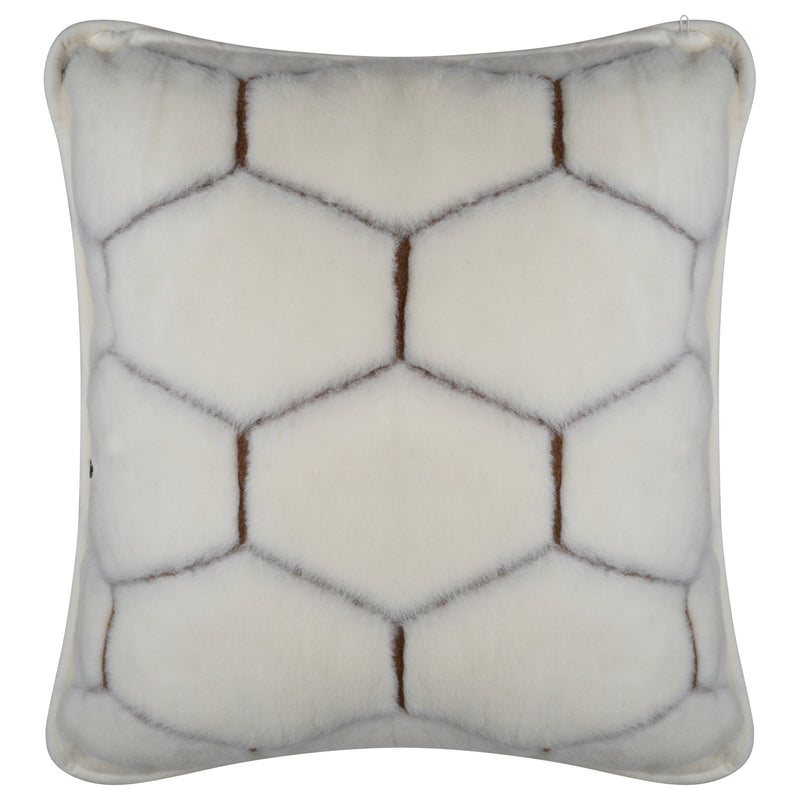 Square Cashmere Wool Pillow 80 x 80 cm