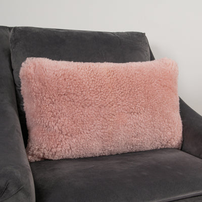 Short Pile Sheepskin Cushion