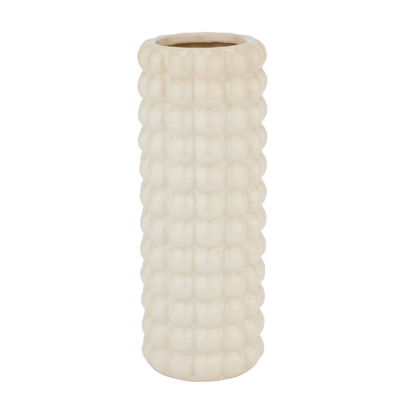 Seville Collection Cream Bubble Vase