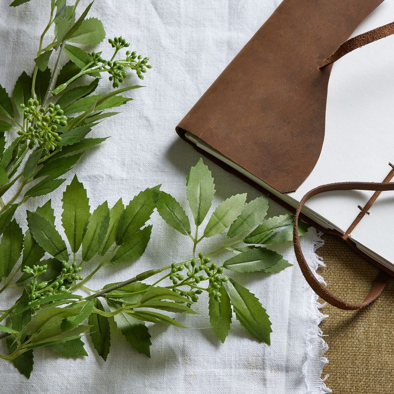 Faux Leaves Stem